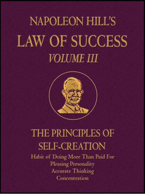 cover image of Law of Success Volume III